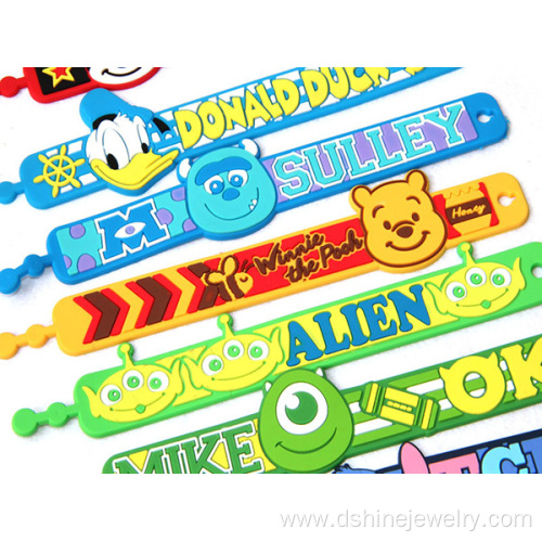 Children Cartoon Silicone Hand Band Soft Silicone Bracelet